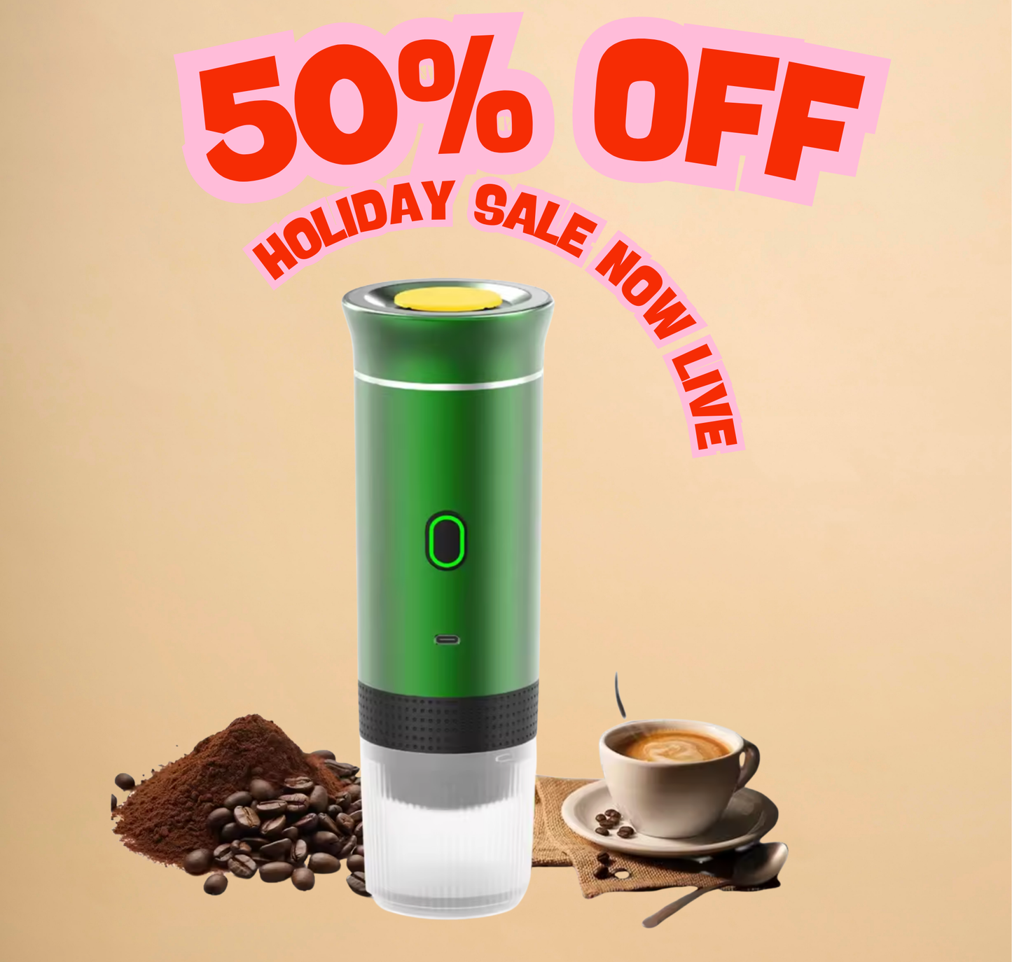 Portable Espresso Machine Pro 50% OFF