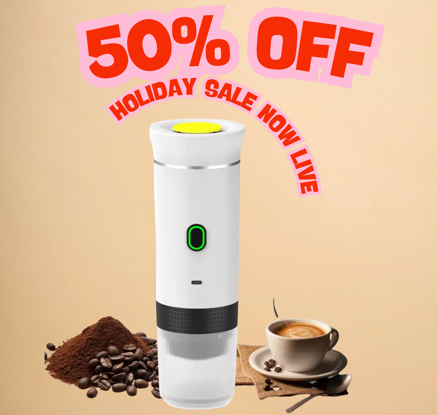 Portable Espresso Machine Pro  50% OFF