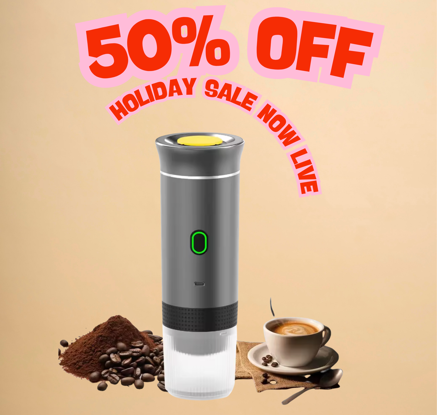 Portable Espresso Machine Pro  50% OFF