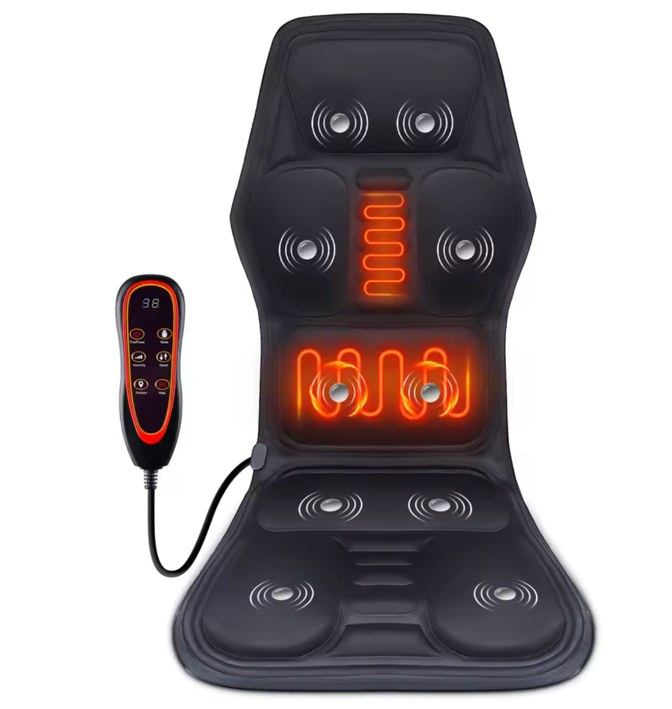 Massage Seat Topper 2.0 (Vibration+Heat)