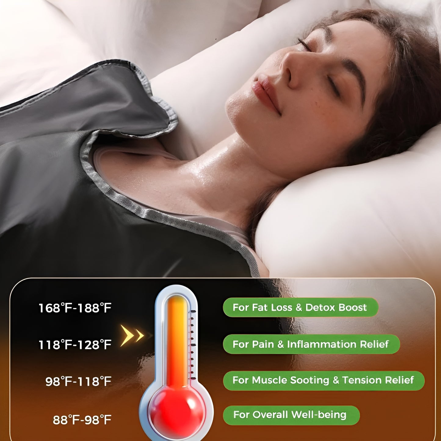Infrared Sauna Blanket with MagCellapy™ Tech