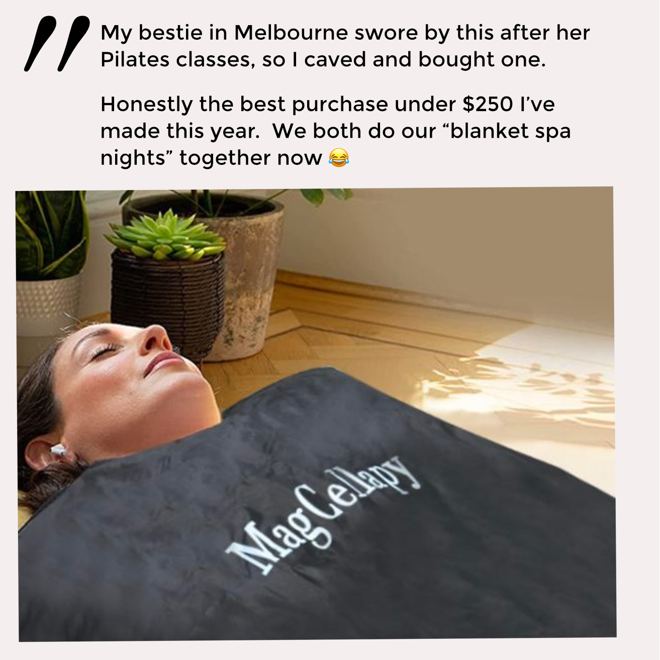 Infrared Sauna Blanket with MagCellapy™ Tech